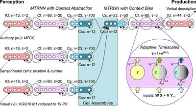 Crossmodal Language Grounding in an Embodied Neurocognitive Model